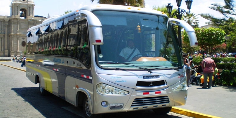 Traslado de Cusco a Arequipa Bus turistico